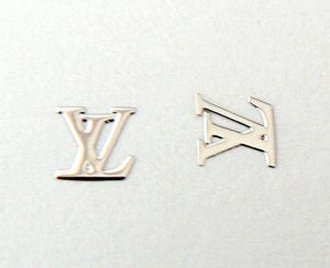 Kovové príklepky do nechtov LV silver | 100ks balenie, 20ks balenie