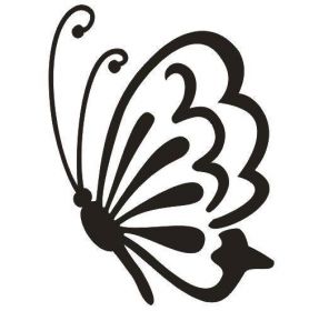 Tattoo šablónka - Butterfly-175 | č.07:rozmer vzoru: 9,1 x 11cm, č.175: rozmer vzoru: 5,4 x 7cm 