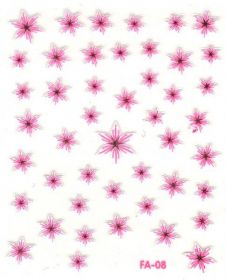 Flower Stickers - Hviezdičkové biele