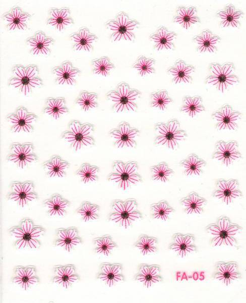 Flower Stickers - Krasuľka biela