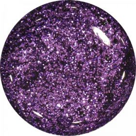 Farebný Glamour Glitz UV gél - Violet