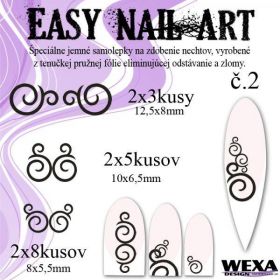Easy Nail Art č. 2 - čierna