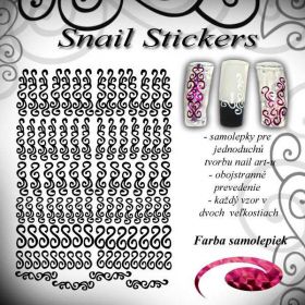 Snail Stickers - Diamond Pink