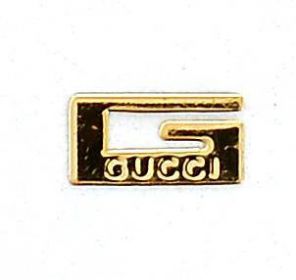 Kovové príklepky do nechtov Gucci zlaté