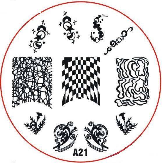 Platnička pre Stamping Nail Art A21