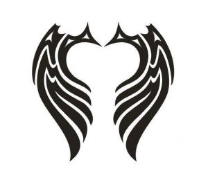 Tattoo šablónka - Wings