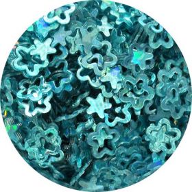 Konfety v tvare kvetiniek na zdobenie nechtov vkladaním do modelovacieho materiálu