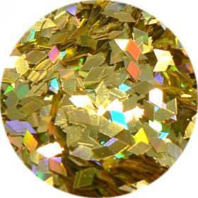 Konfety piky - V zlaté metal hologram L83