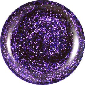 Farebný Glamour Glitz UV gél - Galaxy