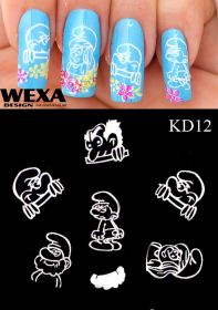 Stamping Nail Art platnička - KD2