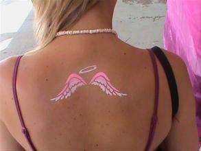 Airbrush Body Tattoo Color - White