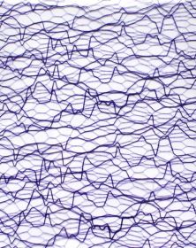 Sieťka na zdobenie nechtov - EKG Violet