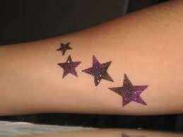 Tattoo šablónka č. 68 - Stars