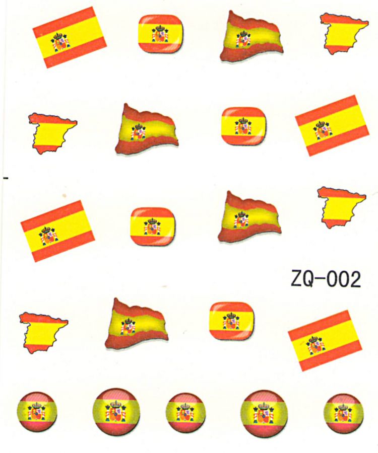 Vodolepky na nechty ZQ002 - Španielsko