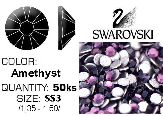 Swarovski F - Amethyst SS3