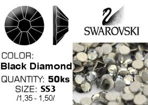 Swarovski F - Black Diamond SS3 
