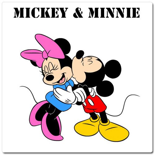 Mickey and Minie gélové nechty - gélové nechty s mickey