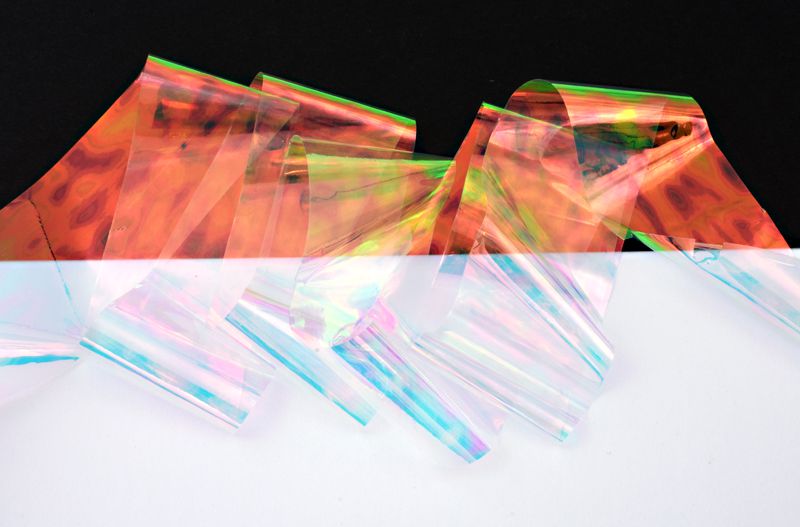 Glass Nail Foil - pre sklenný efekt 4