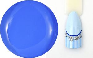 povrchove zdobenie farebnym uv gelom modrym