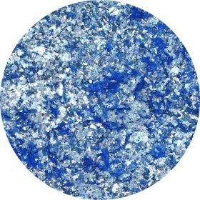Unikátny pigment na zdobenie nechtov Fairy Dust 18 Blue