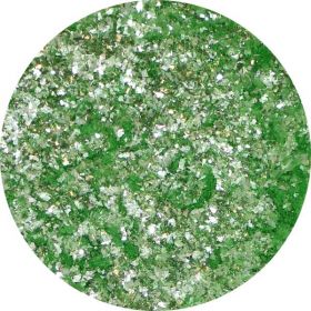 Unikátny pigment na zdobenie nechtov Fairy Dust 4 Green
