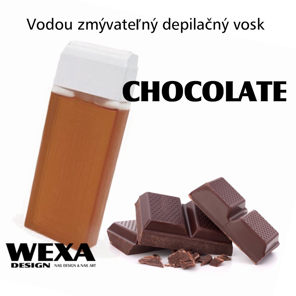 Vodou zmývateľný depilačný vosk - Chocolate