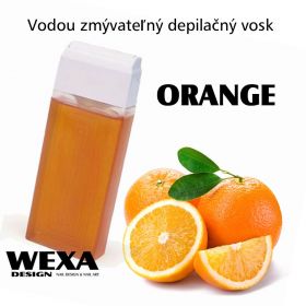 Vodou zmývateľný depilačný vosk - Orange