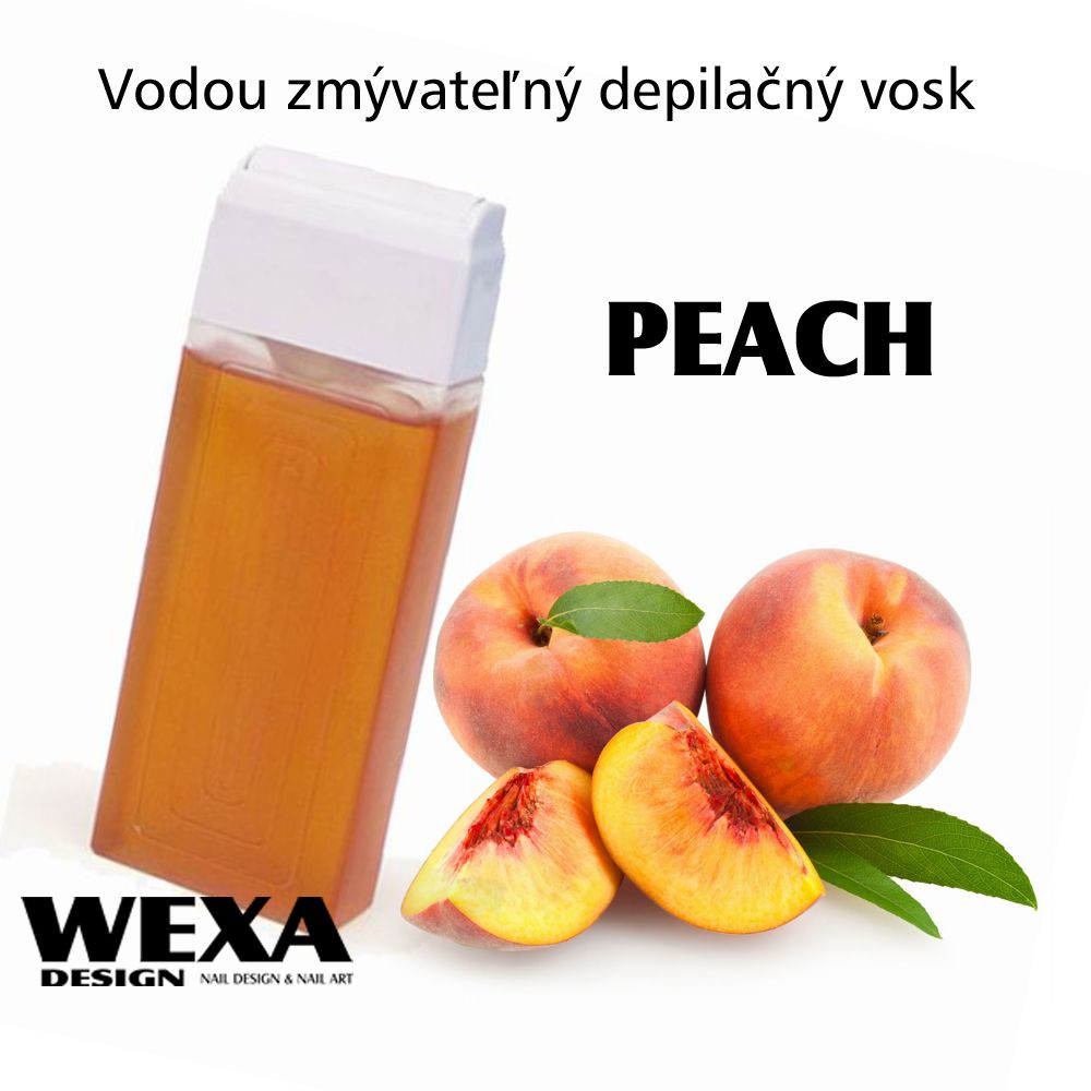 Vodou zmývateľný depilačný vosk - Peach