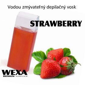 Vodou zmývateľný depilačný vosk - Strawberry