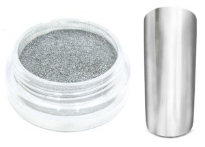 Mirror Powder A - chrómový, zrkadlový prášok na nechty