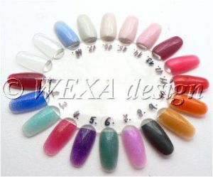 Farebný akryl s kúskami perlete - P1
