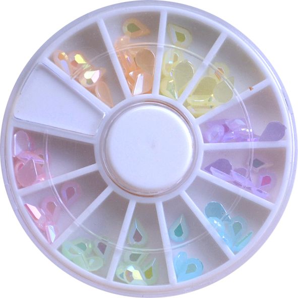 Pearl Acrylic Nail Tier Drops - Wheel
