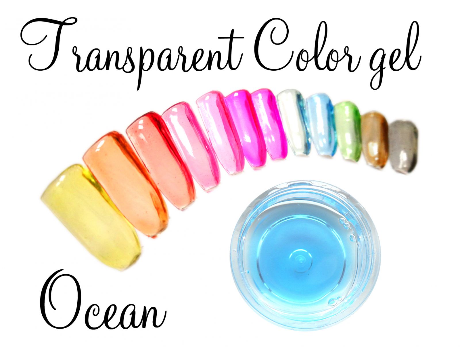 Transparent color gel - Ocean