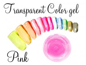 Transparent color gel - Pink