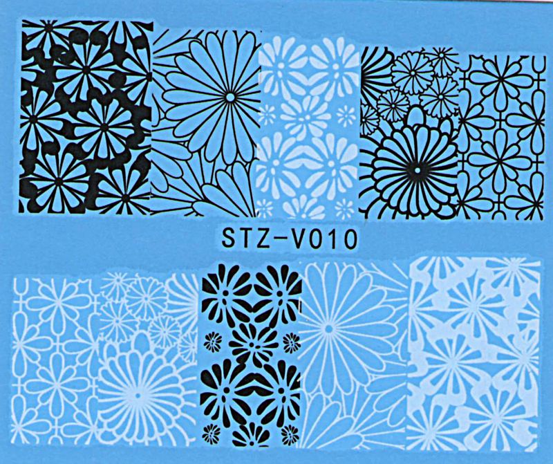 Vodolepky na nechty Blue STZ-V010