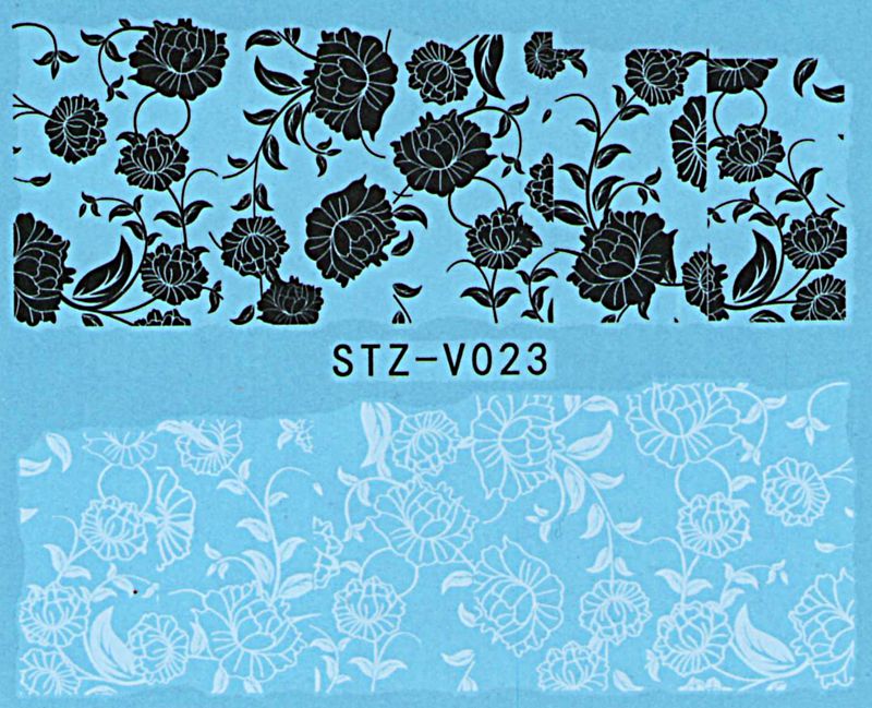 Vodolepky na nechty Blue STZ-V023