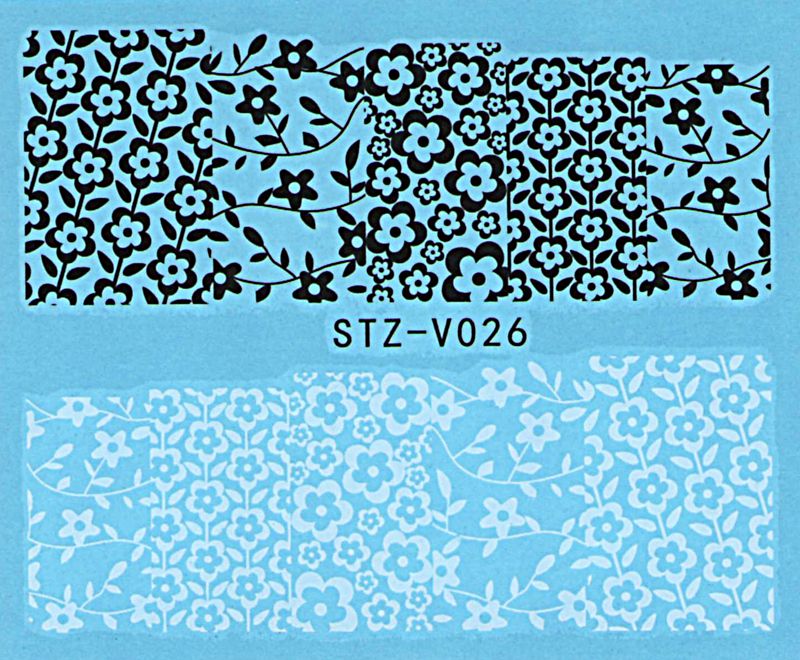 Vodolepky na nechty Blue STZ-V026