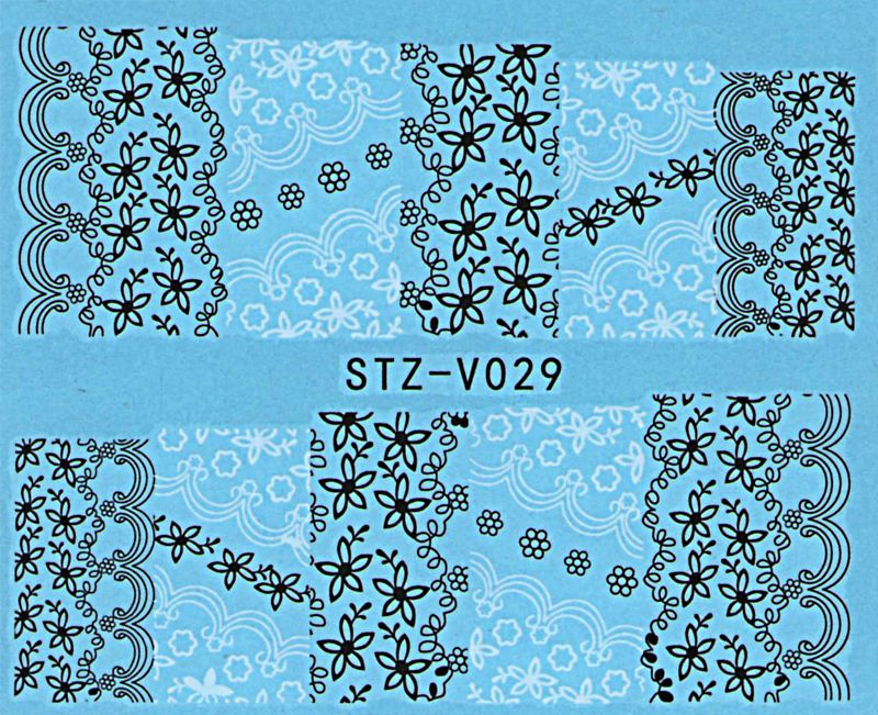 Vodolepky na nechty Blue STZ-V029
