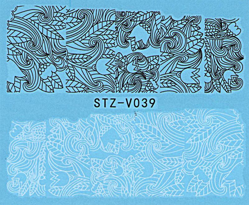 Vodolepky na nechty Blue STZ-V039