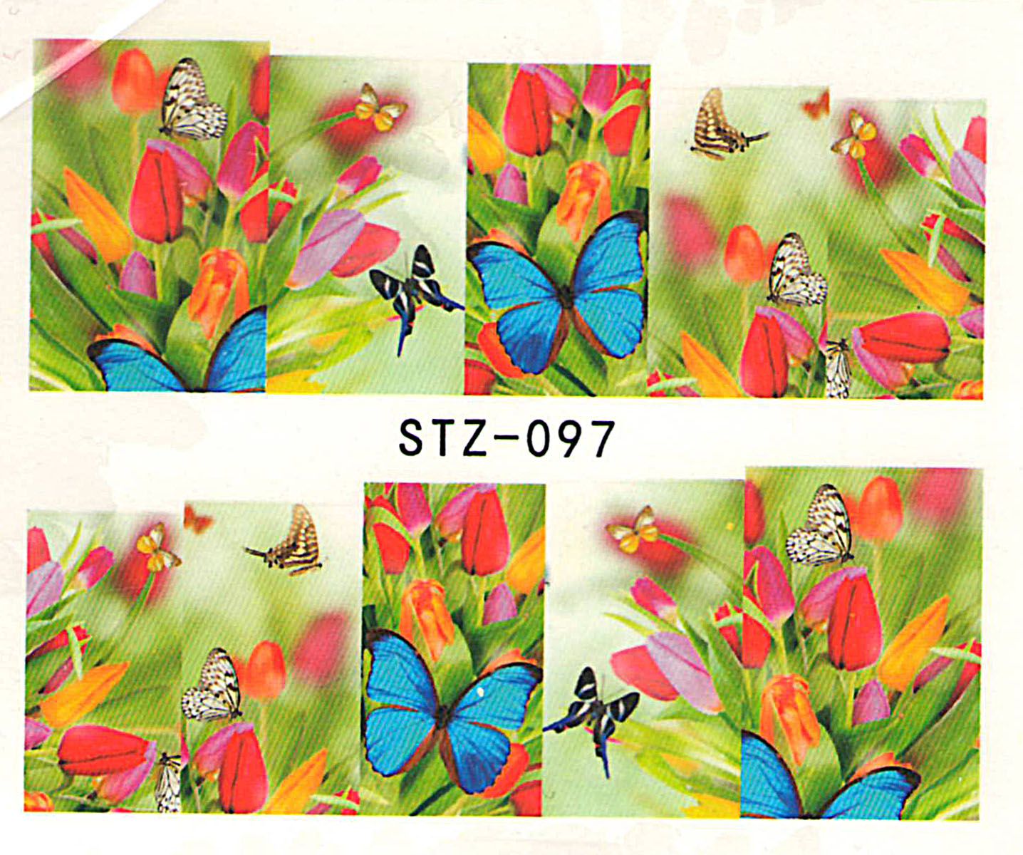 Vodolepky na nechty Motýle STZ-097