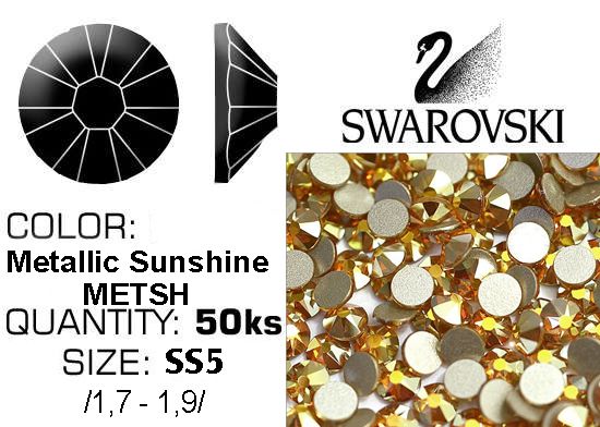 Swarovski F - Crystal Metallic Sunshine (METSH) SS5