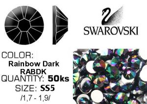 Swarovski F - Crystal Rainbow Dark (RABDK) SS5 