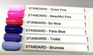 Farebný uv gél na nechty - Standard Paris Blue