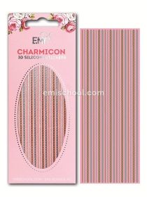 Charmicon 3D Silicone Stickers Chain #8 Gold/Silver - AKCIA