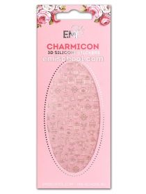 Charmicon 3D Silicone Stickers #72 Merry Christmas - AKCIA
