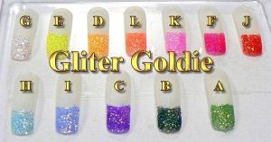 Glitter Goldie - F - neon malinový