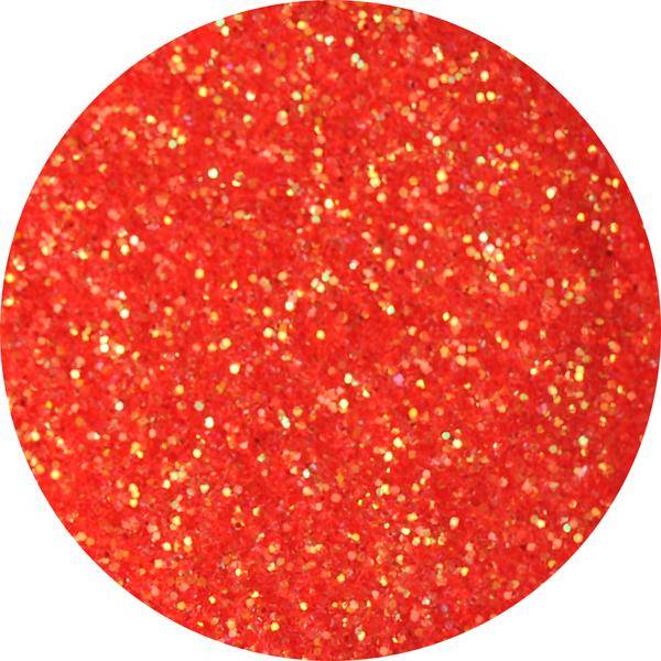Glitter Goldie - J - neon červený