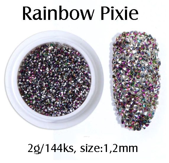 Crystal Pixie - Kryštáliky na nechty Rainbow
