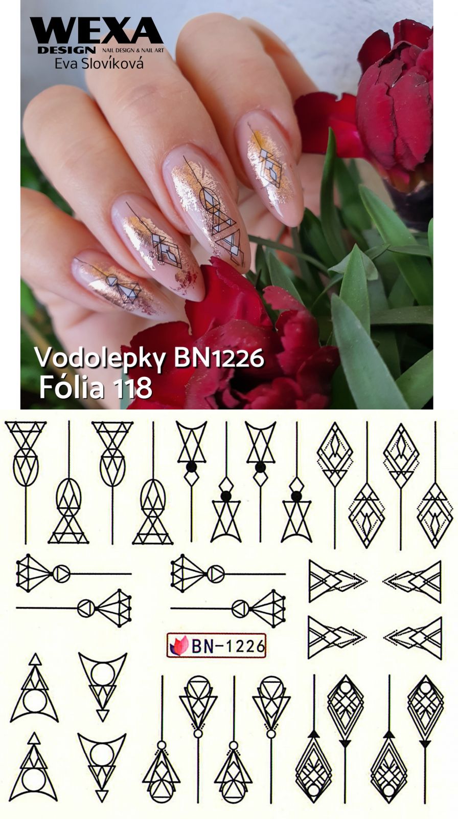 Vodolepky na nechty Fashion BN-1226