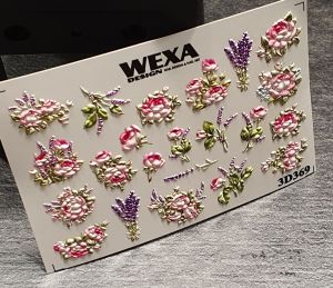 WEXA vodolepky na nechty 3D369